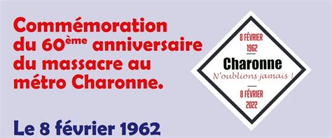 Cgt État Commémoration Du 60ème Anniversaire Du Massacre Au Métro
