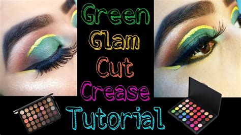 Green Glam Cut Crease Tutorial 💄 Youtube