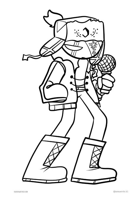 Fnf Coloring Pages Tricky Updated 2023