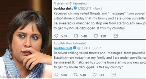 Barkha Dutts ‘death Threat Tweet Gaining Huge Support From Pakistan Newsbharati