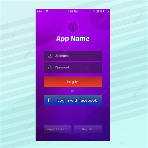 Login Mobile Ui Kit Template For Free Download On Pngtree Images