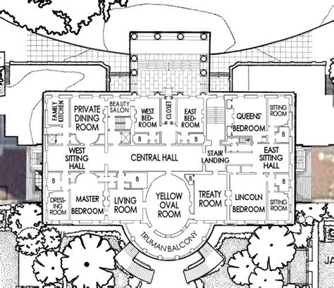 The old structure (tr/taft executive office building). Second Floor - White House Museum