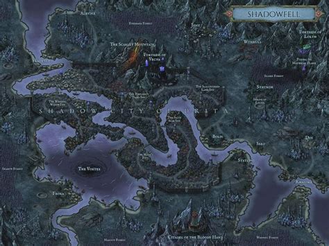 Shadowfellfeywild Mirror Region Maps Inkarnate Dnd World Map