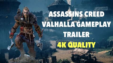 Assassins Creed Valhalla Gameplay Trailer K Quality Youtube