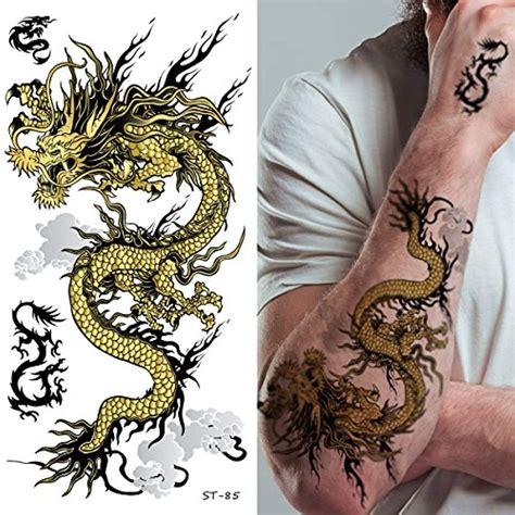Supperb Temporary Tattoos Angry Dragon Set Of 2 You Can Get More Details By Clicking On