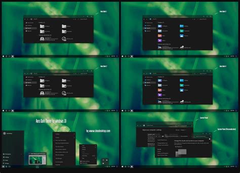 Aero Dark Theme For Windows 10 Cleodesktop
