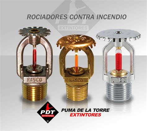 Rociadores De Agua Contra Incendio Extintores Pdt