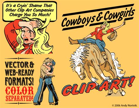 Vintage Cowgirl Clipart Free