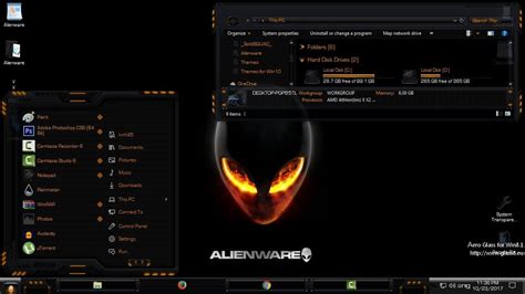 Alienware Theme For Windows 10 Youtube