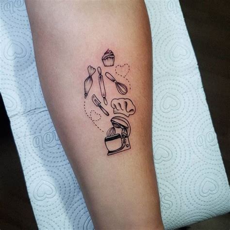 11 Cute Baker Tattoos Thatll Make You Want To Break Out Your Stand