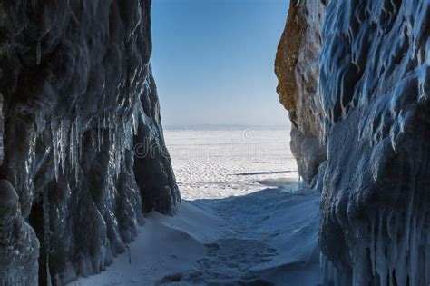Ice Cave On Lake Baikal Stock Photo Image Of Hagayaman 273399114
