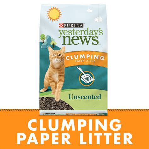Purina Yesterdays News Clumping Paper Lightweight Cat Litter