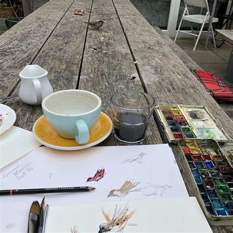 Sparrows Soulshinecafe Artist Sketchbooks Watercolours Quietspots