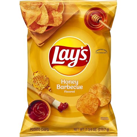 Lays Potato Chips Honey Barbecue Flavored Snacks 775oz Bag