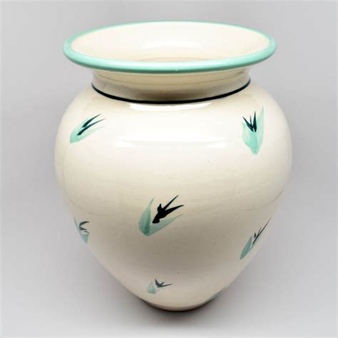 Fine Art Pottery Vase Pottery By Artist William Etsy