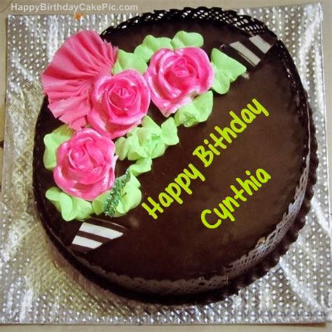 ️ Chocolate Birthday Cake For Cynthia