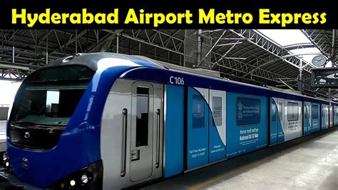 Hyderabad Airport Express Metro Route Stations Hyderabad Infra