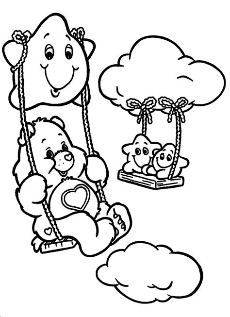 Free printable & coloring pages. Free Printable Care Bear Coloring Pages For Kids