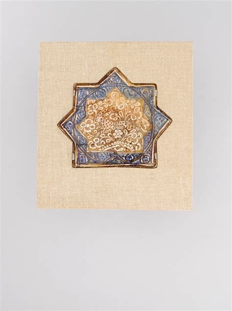 bonhams a kashan lustre pottery tile persia 12th 13th century