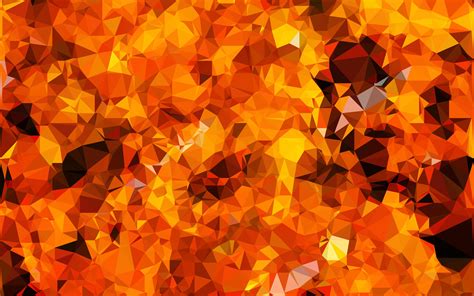 Download Wallpapers Orange Mosaic 4k Mosaic Textures Orange Low Poly
