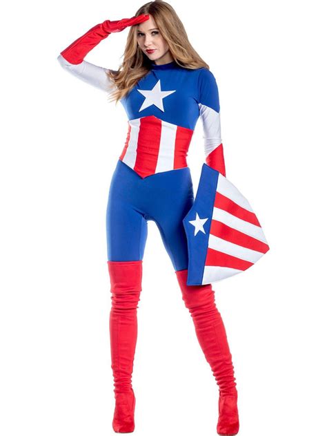 The Avengers Womens Captain America Costume