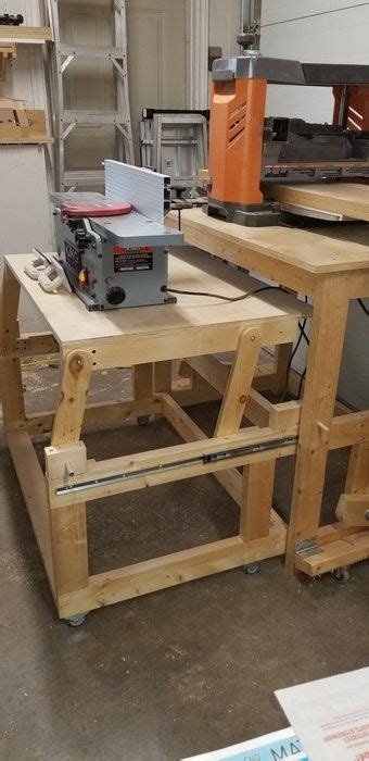 Planer Jointer Stand Workbench Plans Diy Simple Workbench Plans