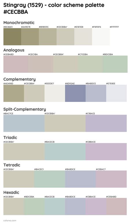 Benjamin Moore Stingray 1529 Paint Coordinating Colors And Palettes