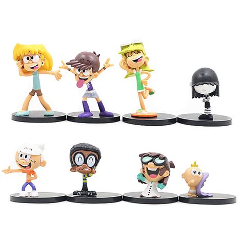 The Loud House Toys8pcs Loud House Figure Lincoln Clyde Lori Lily