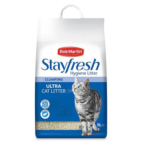 Bandm Bob Martin Stayfresh Ultra Clumping Cat Litter 5l 297222 Bandm