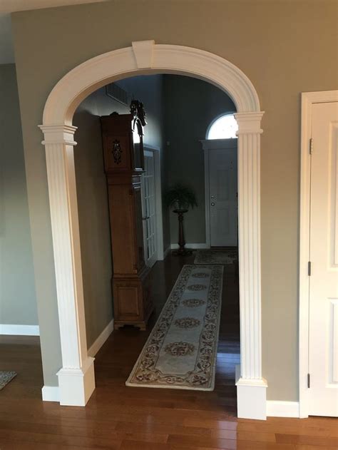 Before And After Archway Trim — Curvemakers Arch Kits Archways In Homes