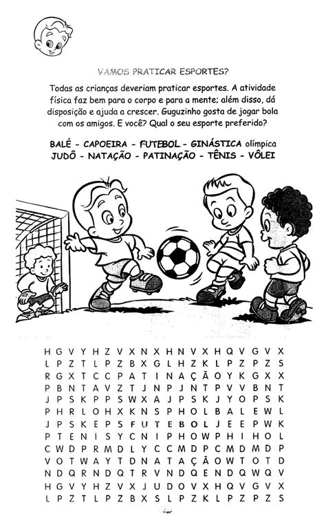 Caça-palavras De Educação Física