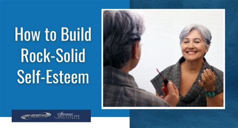 how to build rock solid self esteem