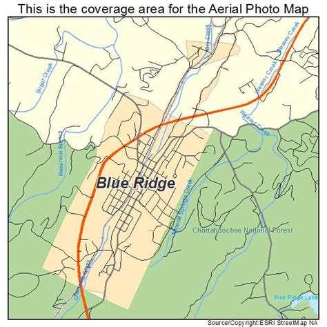 33 Blue Ridge Georgia Map Maps Database Source