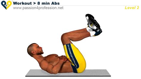 Ab Workouts How To Get Six Pack In 8 Minutes Advanced Youtube