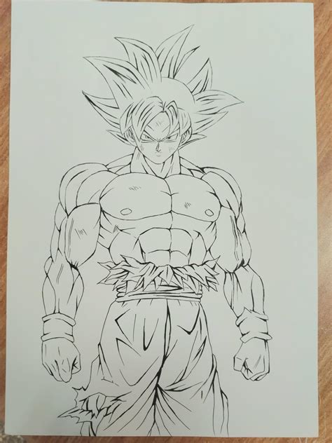 My Drawing Of Mui Goku Rdragonballlegends