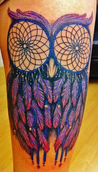 Owl Dream Catcher Tattoo I Love This Tattoos Body Art Tattoos Hand