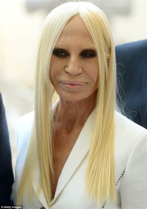 Donatella Versace 59 Looks Exhausted And Shows Off Boney Frame In