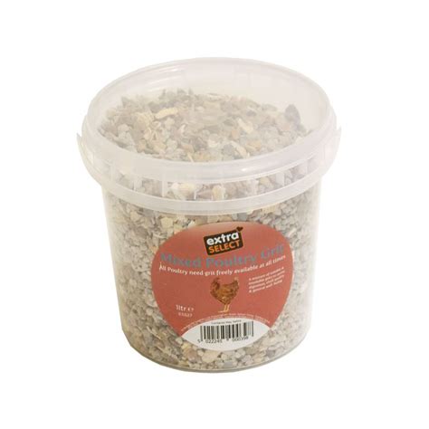 Extra Select Mixed Poultry Grit Bucket 1ltr Su Bridge Pet Supplies