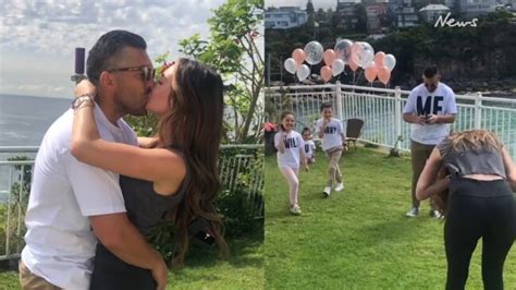 Nrl 2019 Braith Anasta Engaged To Rachel Lee After Adorable Proposal Daily Telegraph
