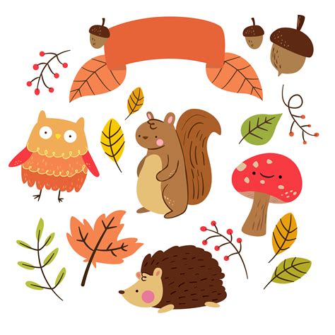 Cute Fall Clipart Add Some Autumnal Charm To Your Designs