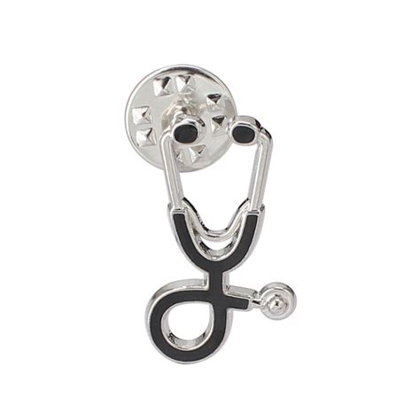 2020 Stethoscope Brooch Pins Nurse Jewelry Silver And Gold Medical