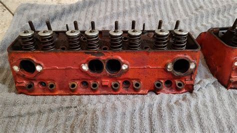 Gm 3782461 Cylinder Heads Small Block Chevy Camel Hump Fuelie 202 Ebay