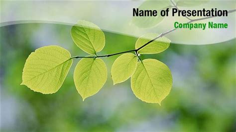 Plants In Nature Powerpoint Templates Plants In Nature Powerpoint