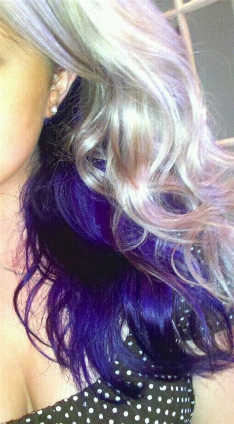 Purple ombre hair looks breathtaking and alternative color variations are surely mainstream nowadays. platinum blonde with purple underneath... probably more ...