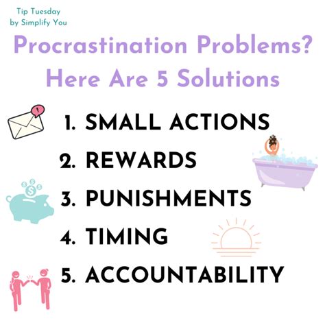 Tip Tuesday Procrastination Problems Solutions Simplify You