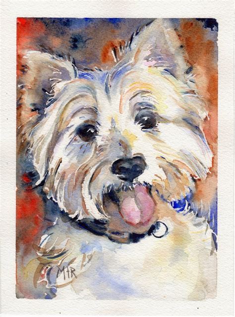 58 Hq Images Watercolor Pet Portrait Custom Pet Portrait Original