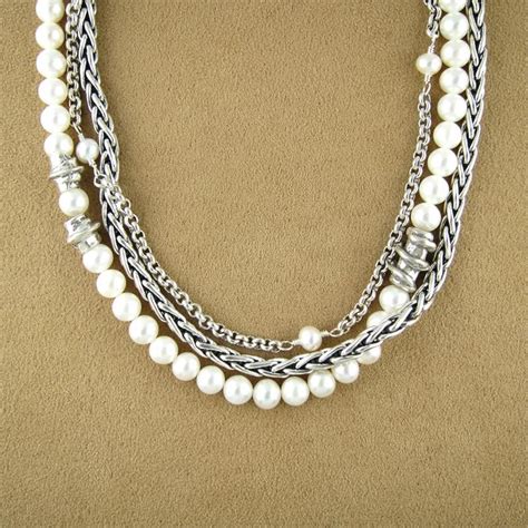 Multi Strand Necklace By Rebecca Mcnerney Designs Sterling Silver