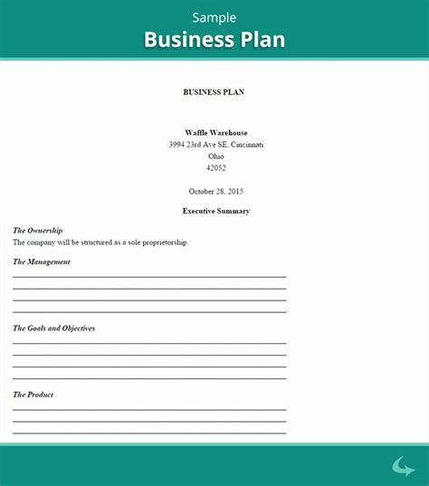 Pin On Simple Business Plan Templates