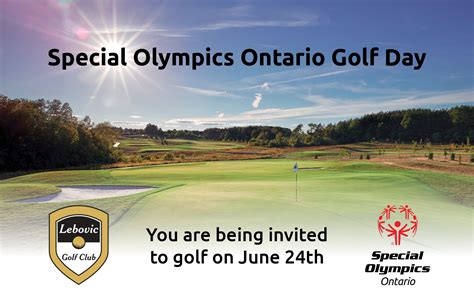 Special Olympics Ontario Golf Day Special Olympics Ontario