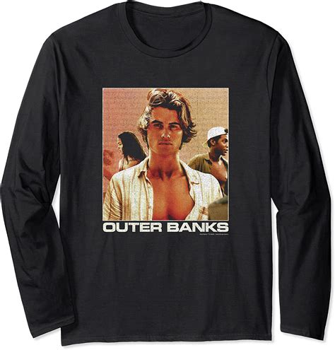Outer Banks John B Portrait Long Sleeve T Shirt Uk Fashion